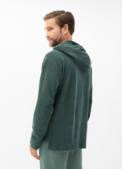 Coupe Regular Fit Sweats à capuche Terry Cloth - Hoodie deep green