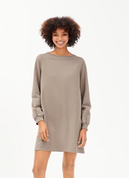 Casual Fit Kleider Kleid mit Puffärmeln seal