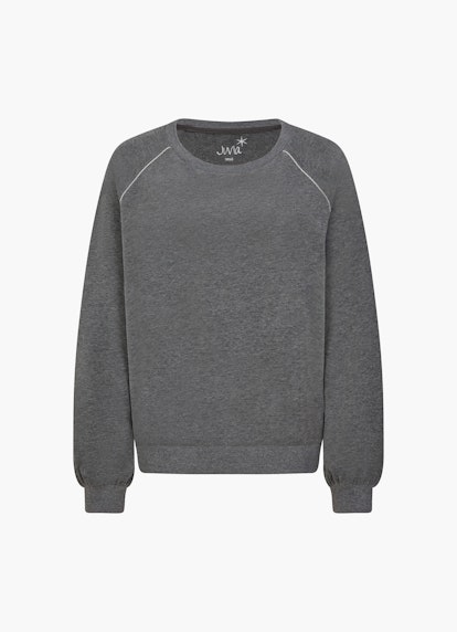 Regular Fit Sweatshirts Piping - Sweatshirt meteorit mel.