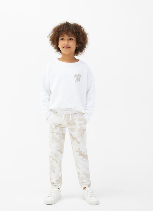 Coupe Regular Fit Pantalons Sweatpants white