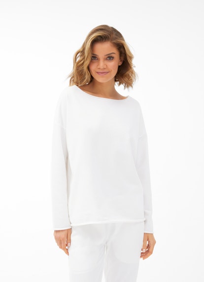 Oversized Fit Sweatshirts Sweatshirt white