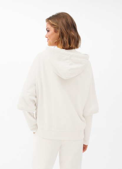 Oversized Fit Hoodie Cape - Jacke eggshell