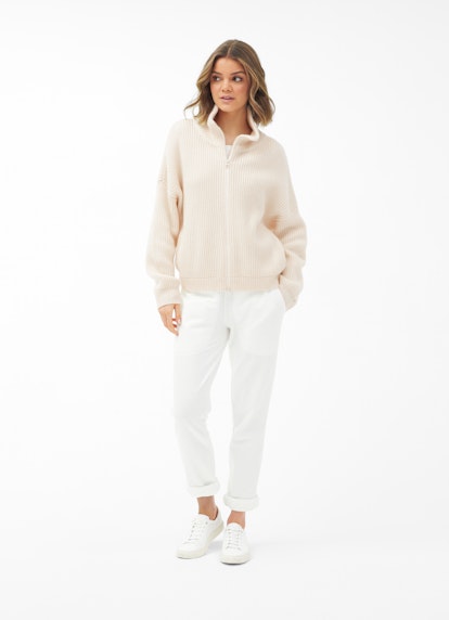 Casual Fit Knit - Cardigan eggshell