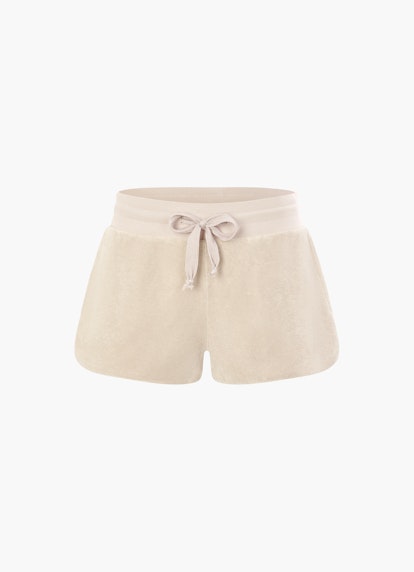 Regular Fit Shorts Frottee - Shorts light walnut