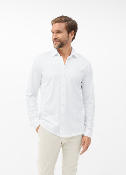 Regular Fit Shirts Jersey - Shirt white