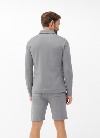 Coupe Regular Fit  Polo - Longsleeve ash grey