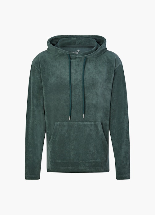 Coupe Regular Fit Sweats à capuche Terry Cloth - Hoodie deep green