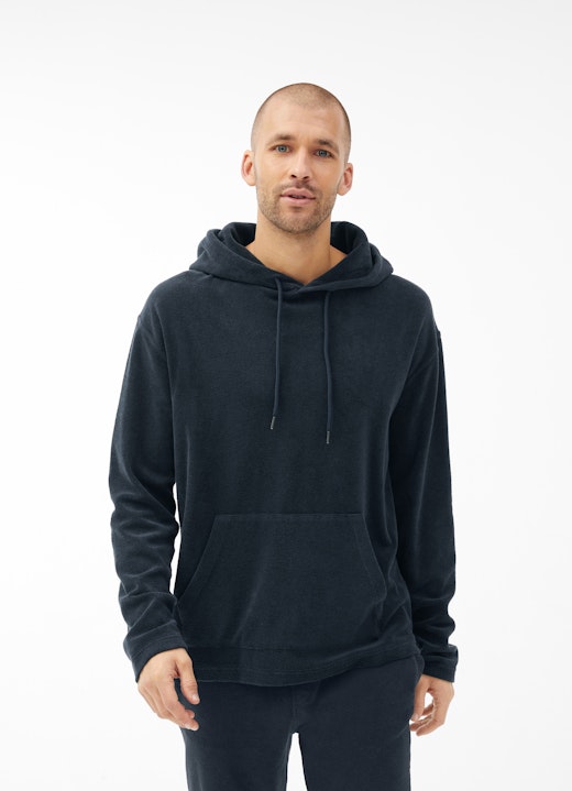 Regular Fit Hoodies Frottee - Hoodie navy