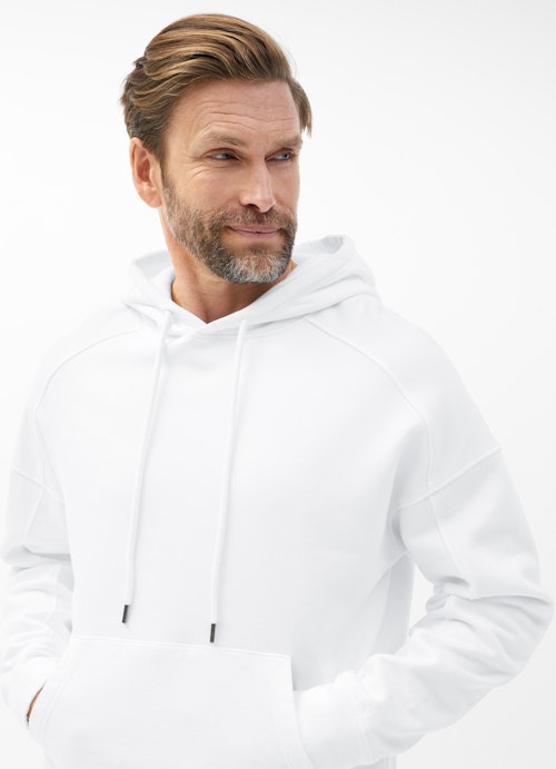 Coupe Casual Fit Sweats à capuche Hoodie white