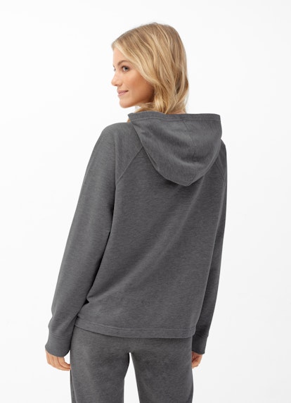 Casual Fit Hoodies Hoodie meteorit mel.