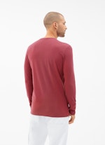 Coupe Regular Fit T-shirts à manches longues Longsleeve faded raspberry