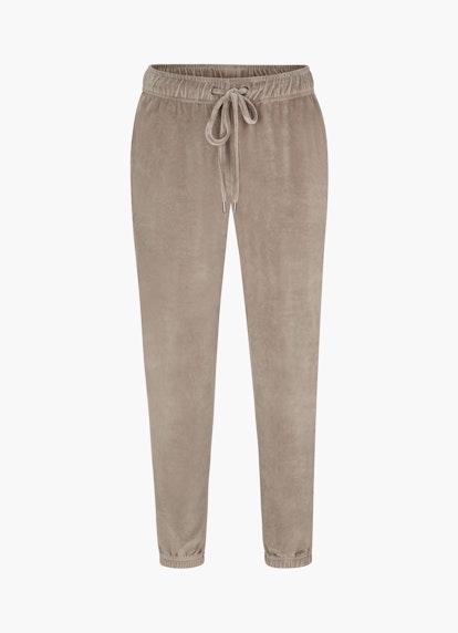 Casual Fit Hosen Samt - Sweatpants seal