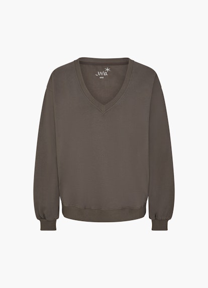 Casual Fit Sweatshirts Sweater mit Puffärmeln mink