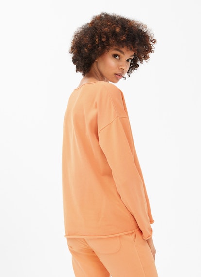 Casual Fit Sweatshirts Sweatshirt mandarine