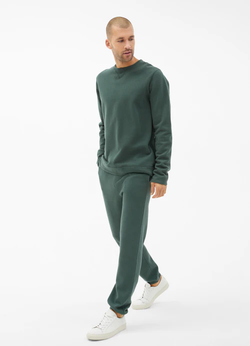 Coupe Regular Fit Sweat-shirts Sweatshirt deep green