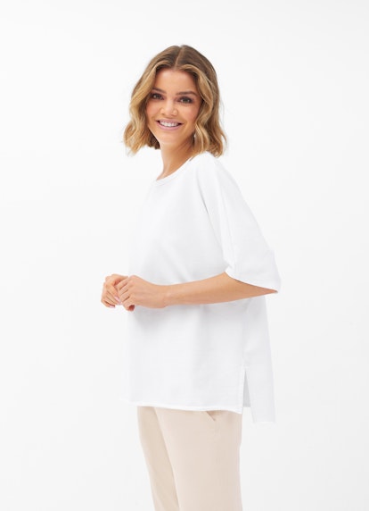 Oversized Fit Oversized Sweat - Cape white