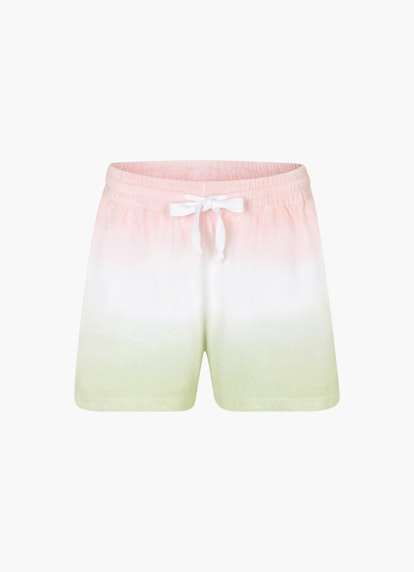 Coupe Regular Fit Short Short en tissu éponge white