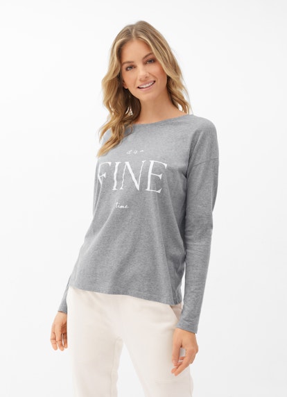 Regular Fit Long sleeve tops Longsleeve ash grey mel.