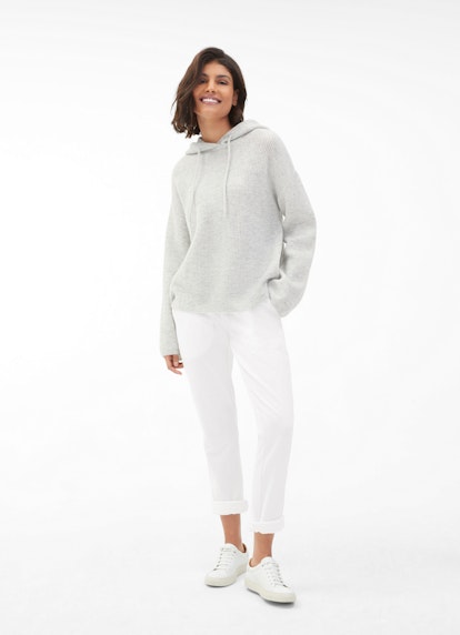 Oversized Fit Knitwear Oversized - Hoodie l.grey mel.