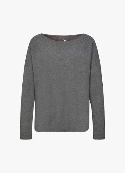 Coupe Loose Fit Sweat-shirts Pull en cachemire mélangé meteorit mel.