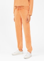Coupe Regular Fit Pantalons Pantalon de jogging en tissu éponge mandarine