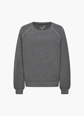 Regular Fit Sweatshirts Piping - Sweatshirt meteorit mel.