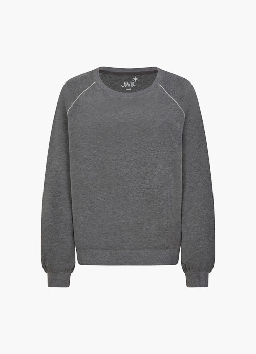 Regular Fit Sweatshirts Piping - Sweatshirt meteorit mel.
