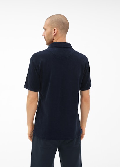 Regular Fit T-shirts Terry Cloth - Polo Shirt navy