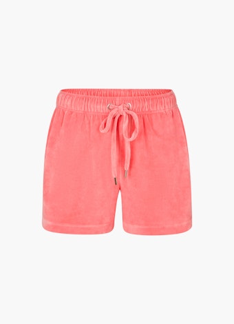 Coupe Casual Fit Short Short en velours pink coral