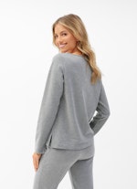 Coupe Slim Fit Sweat-shirts Pull-over de coupe slim fit ash grey mel.