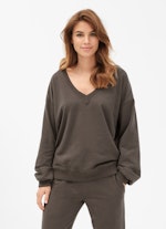 Coupe Casual Fit Sweat-shirts Pull-over à manches bouffantes mink