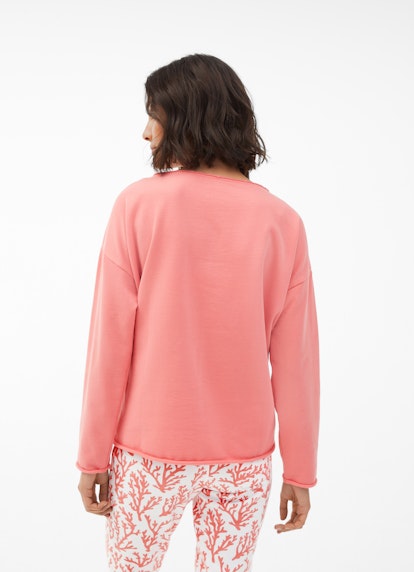 Casual Fit Sweatshirts Sweatshirt pink coral