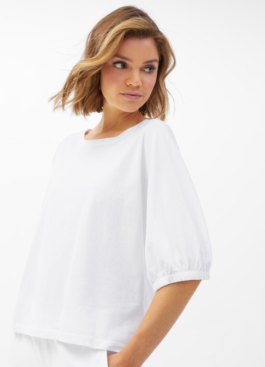 Coupe oversize T-shirts T-shirt à manches bouffantes white