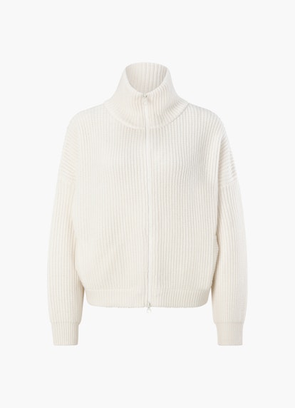 Casual Fit Knit - Cardigan eggshell