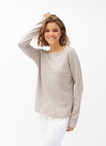 Slim Fit Sweatshirts Cashmix - Sweater sand