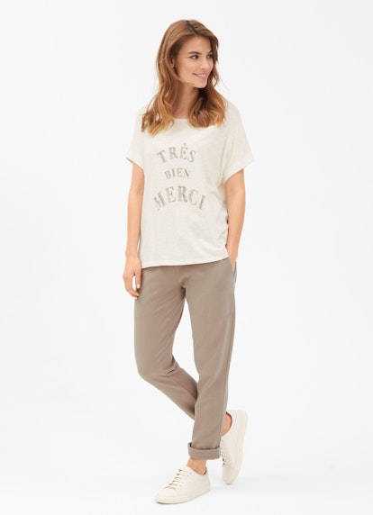 Coupe Boxy Fit T-shirts T-shirt de coupe Boxy ecru