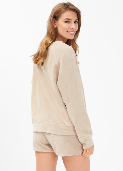 Regular Fit  Terry Cloth - Sweater light walnut