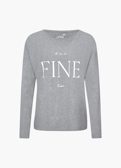 Regular Fit Long sleeve tops Longsleeve ash grey mel.