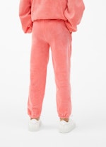 Regular Fit Pants Velvet - Sweatpants pink coral