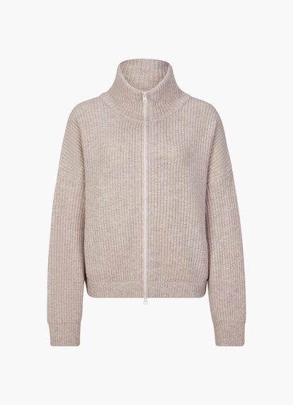 Casual Fit Strick - Cardigan sand