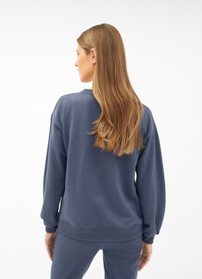 Casual Fit Sweatshirts Sweater mit Puffärmeln midnight blue