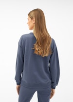 Coupe Casual Fit Sweat-shirts Pull-over à manches bouffantes midnight blue