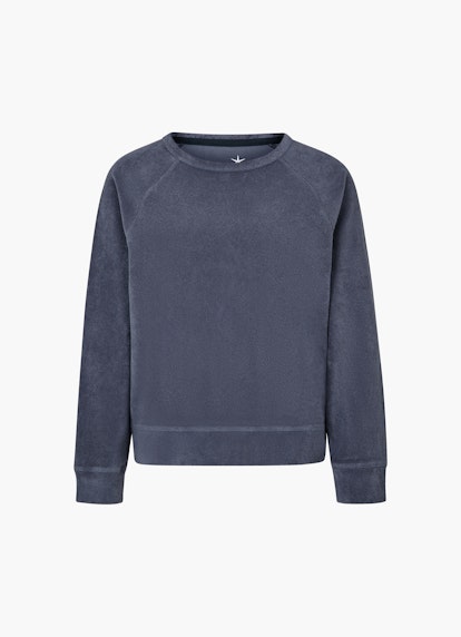 Regular Fit Sweatshirts Terrycloth - Sweater midnight blue