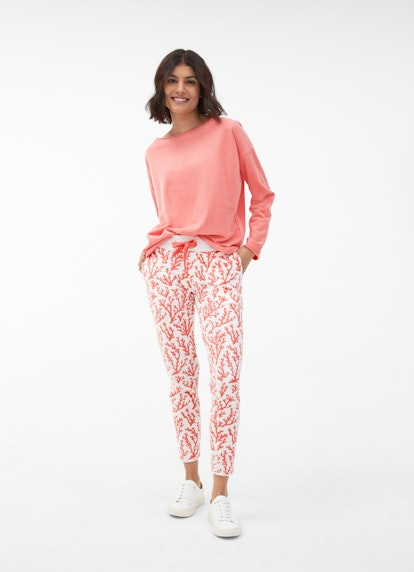 Casual Fit Sweatshirts Sweatshirt pink coral