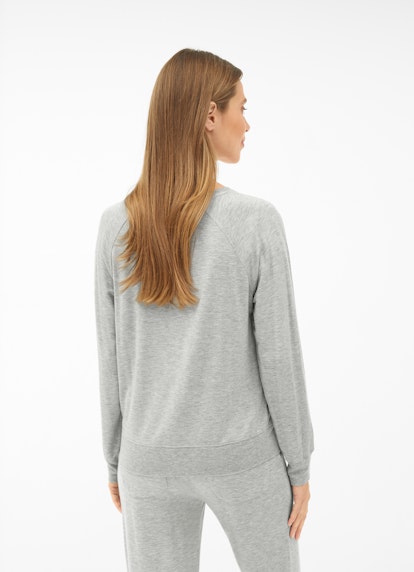 Coupe Regular Fit Sweat-shirts Sweat-shirt en jersey de modal l.grey mel.