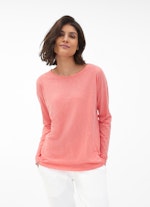 Coupe Casual Fit T-shirts à manches longues T-shirt à manches longues pink coral