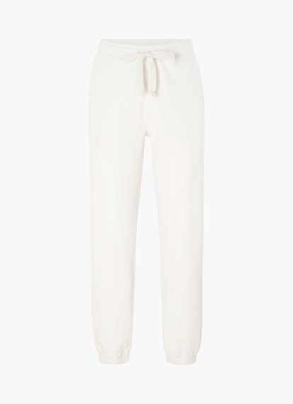 Coupe Baggy taille haute  Pantalon de jogging de coupe Baggy taille haute eggshell