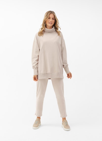Oversized Fit Oversized Roll Neck - Sweatshirt light walnut