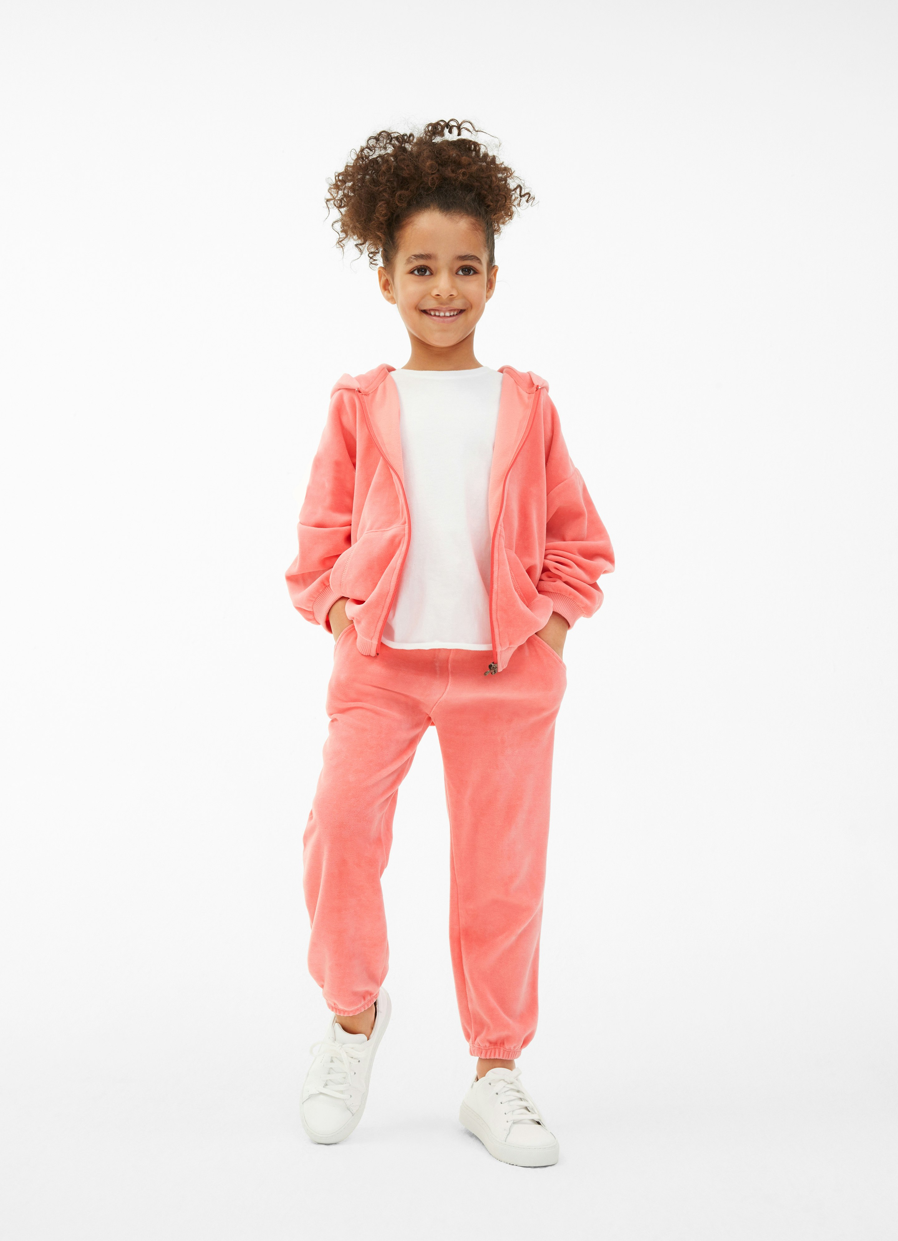 Jogging discount velours fille