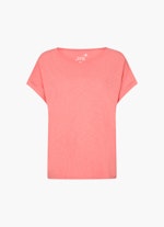 Coupe Boxy Fit T-shirts T-shirt de coupe Boxy pink coral